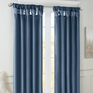 Madison Park 100% Polyester Twisted Tab Lined Window Panel,MP40-2972